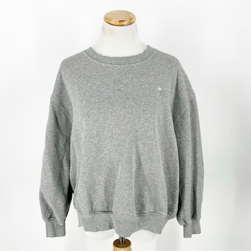 FOR LOVE & LEMONS grey terry sweatshirt